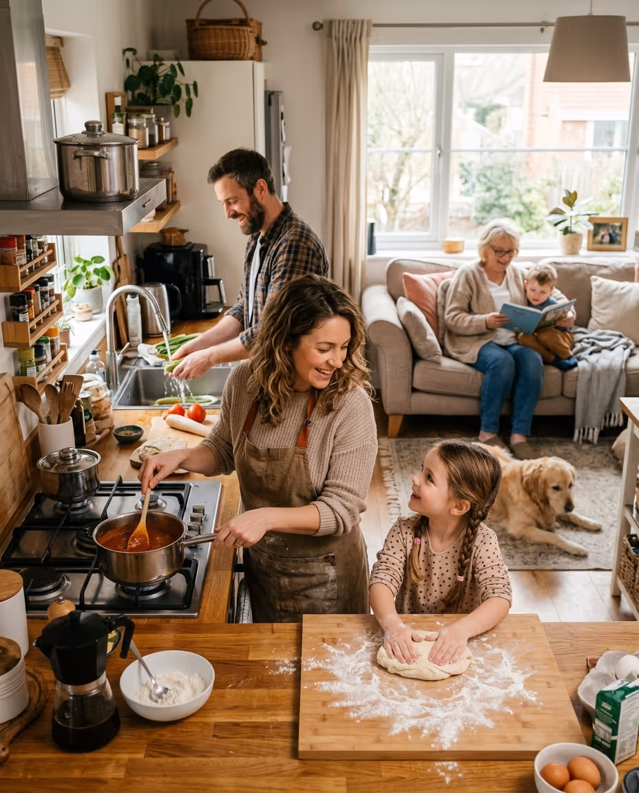 Real home usage scene